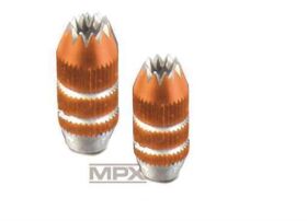 Multiplex Knüppelgriffe Alu kurz orange ROYAL...