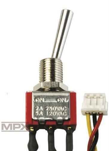 Multiplex 3-Stufen-Schalter EIN/AUS/EIN kurz (Micro) / 75752