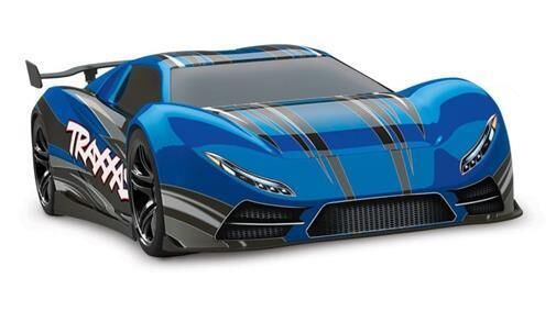 TRAXXAS X0-1 Supercar blau RTR ohne Akku/Lader / TRX64077-3BLUE