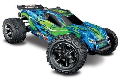 TRAXXAS Rustler 4x4 BRUSHLESS / ohne Akku / Ladegerät / TRX67076-4