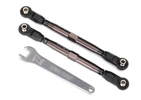 TRAXXAS Toe-Links vorn UDR TUBES Dunkel-Tiatnium eloxiert...