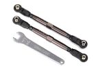 TRAXXAS Toe-Links vorn UDR TUBES Dunkel-Tiatnium eloxiert Alu (2) / TRX8547A