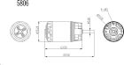 Robbe Modellsport RO-POWER TORQUE 3526 870 K/V BRUSHLESS MOTOR / 5806