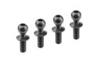 Team Corally Ball End Dia. 4.8mm Thread 6mm Steel 4 pcs / C-00140-016