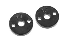 Team Corally Shock Piston Composite 2x 1.7mm Holes 2 pcs...