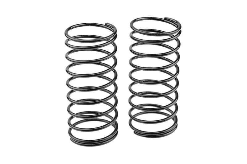 Team Corally Shock Spring Black Medium Front 2 pcs / C-00140-075