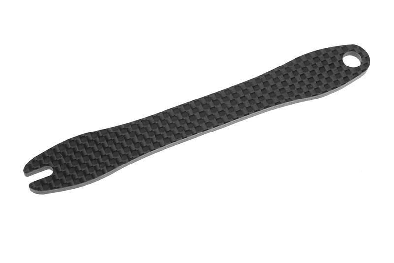 Team Corally Akku Brace Graphite 2mm 1 pc / C-00140-107