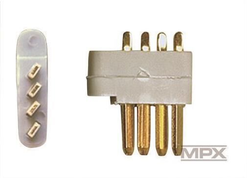 Multiplex Stecker (MPX) 4-Pol 5St. / 85222