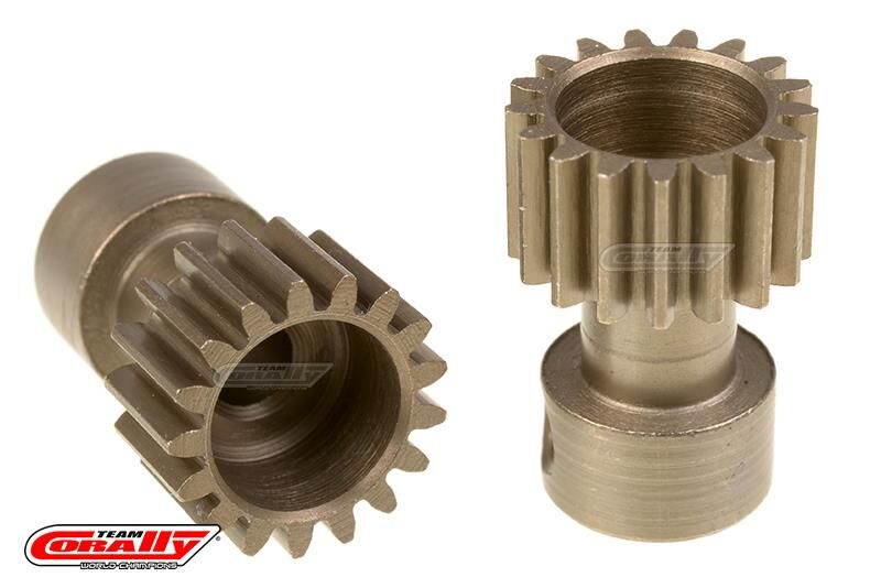 Team Corally 48 DP Pinion Long Boss Hardened Steel 17 Teethø3.17mm / C-71117