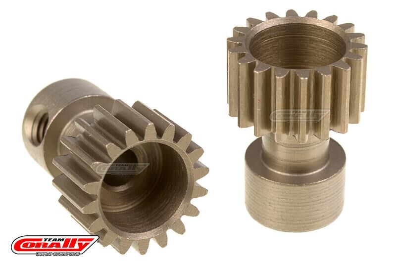 Team Corally 48 DP Pinion Long Boss Hardened Steel 18 Teethø3.17mm / C-71118