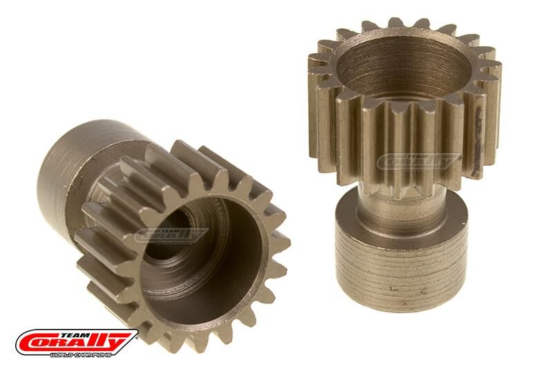 Team Corally 48 DP Pinion Long Boss Hardened Steel 19 Teethø3.17mm / C-71119