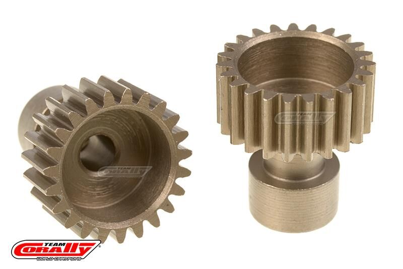 Team Corally 48 DP Pinion Long Boss Hardened Steel 23 Teethø3.17mm / C-71123