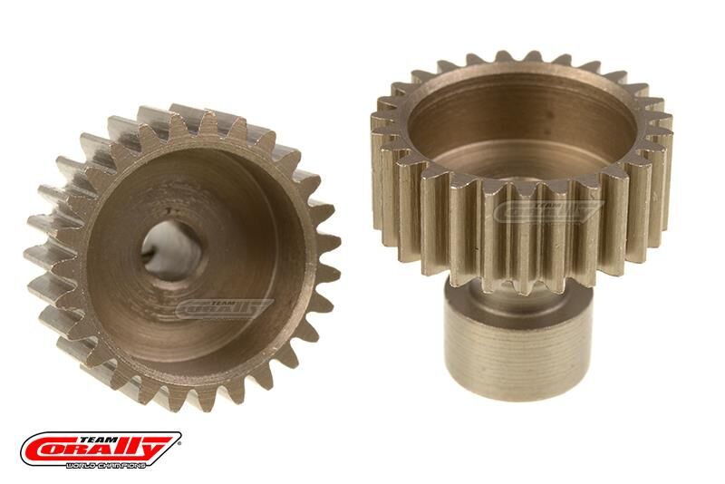 Team Corally 48 DP Pinion Long Boss Hardened Steel 27 Teethø3.17mm / C-71127