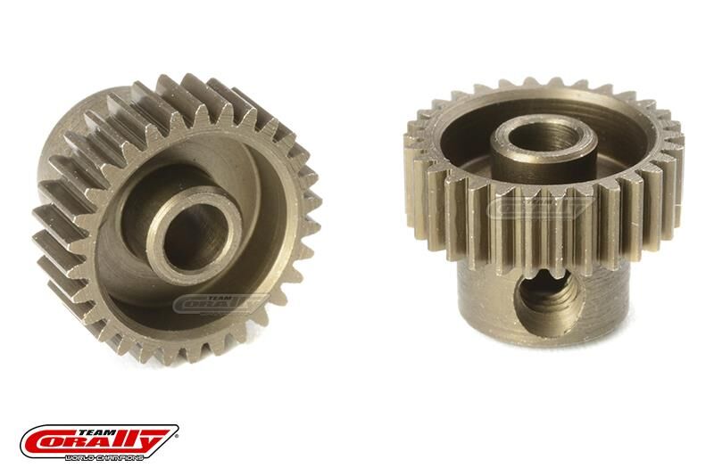 Team Corally 64 DP Motorritzel Stahl gehärtet 30 Zähne Welle 3.17mm / C-71330
