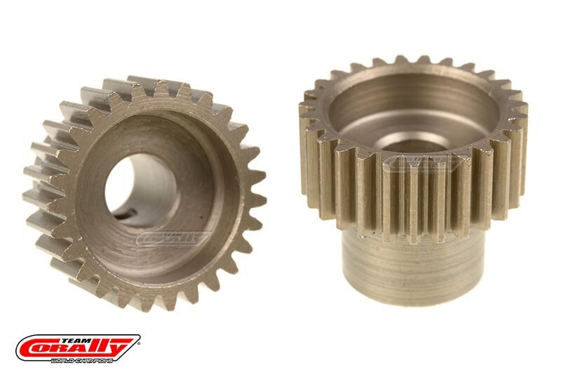 Team Corally 48 DP Pinion Short Hardened Steel 27 Teethø5mm / C-72427