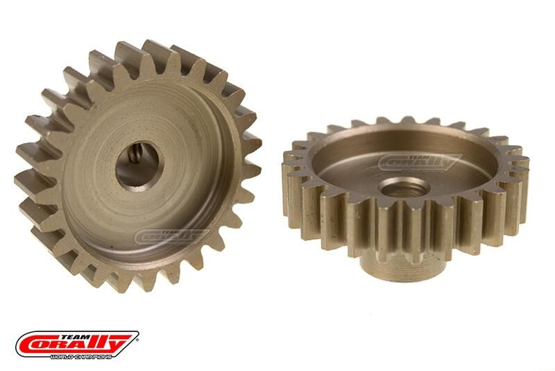 Team Corally M1.0 Pinion Short Hardened Steel 25 Teeth ø5mm / C-72725