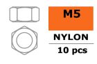 G-Force RC Sechskantmutter M5 Nylon 10 St / GF-0300-003