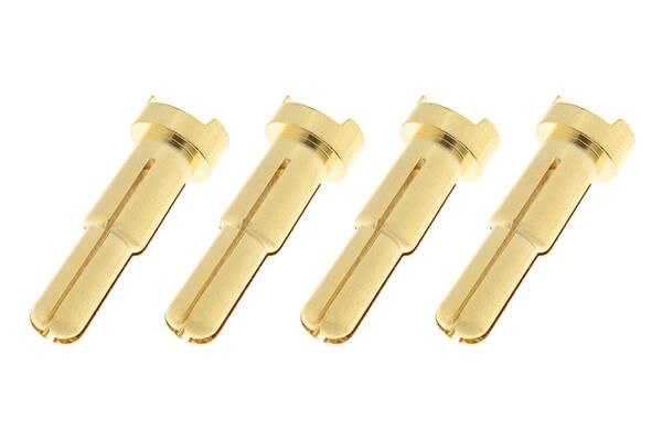 G-Force RC Steckverbinder 4.0 5.0mm Goldkontakten 90 Deg Stecker 4 St / GF-1000-015