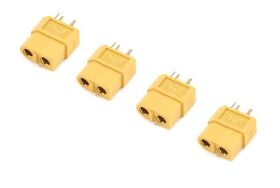 G-Force RC Steckverbinder XT-60 Goldkontakten Stecker 4...