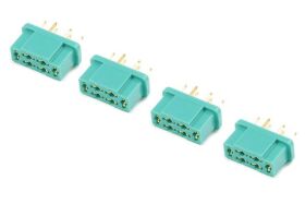 G-Force RC Steckverbinder MPX Goldkontakten Stecker 4 St...