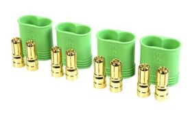 G-Force RC Steckverbinder CC 6.5 Goldkontakten Buchse 4...