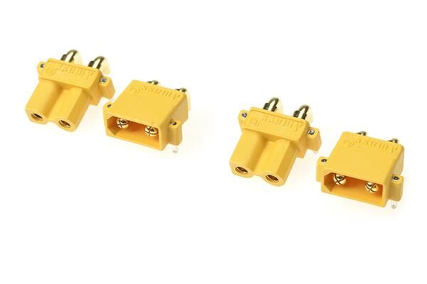 G-Force RC Steckverbinder XT-30PW Goldkontakten Stecker + Buchse 2 Paare / GF-1031-001