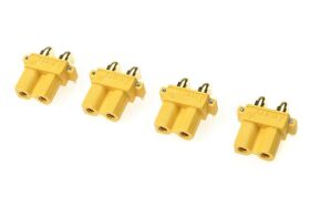 G-Force RC Steckverbinder XT-30PW Goldkontakten Stecker 4...