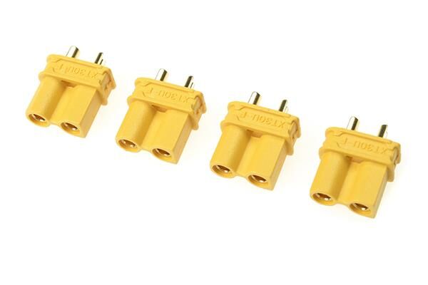 G-Force RC Steckverbinder XT-30U Goldkontakten Stecker 4 St / GF-1033-002