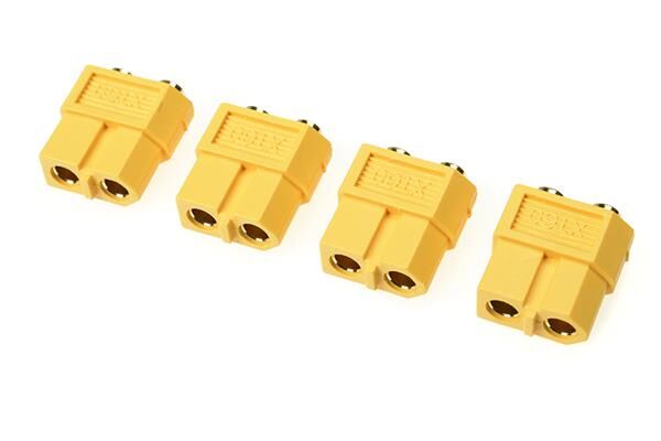 G-Force RC Steckverbinder XT-60PB Goldkontakten Stecker 4 St / GF-1042-002