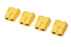 G-Force RC Steckverbinder XT-60PB Goldkontakten Stecker 4 St / GF-1042-002