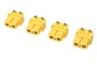 G-Force RC Steckverbinder XT-60PW Goldkontakten Stecker 4 St / GF-1043-002
