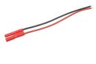 G-Force RC Steckverbinder mit Kabel 2.0mm Goldkontakten Buchse 20AWG Silikon Kabel 10cm 1 St / GF-1060-003