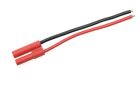 G-Force RC Steckverbinder mit Kabel 4.0mm Goldkontakten Stecker 14AWG Silikon Kabel 10cm 1 St / GF-1062-002