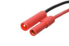 G-Force RC Steckverbinder mit Kabel 4.0mm Goldkontakten Stecker 14AWG Silikon Kabel 10cm 1 St / GF-1062-002