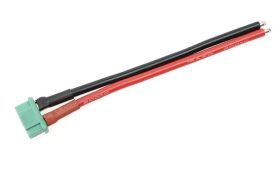 G-Force RC Steckverbinder mit Kabel MPX Goldkontakten Stecker 14AWG Silikon Kabel 12cm 1 St / GF-1071-004