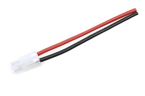 G-Force RC Steckverbinder mit Kabel Tamiya Goldkontakten Stecker 14AWG Silikon Kabel 12cm 1 St / GF-1073-004