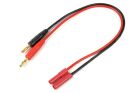 G-Force RC Ladekabel 4.0mm Gold Stecker 14AWG Silikon Kabel 1 pc / GF-1200-120