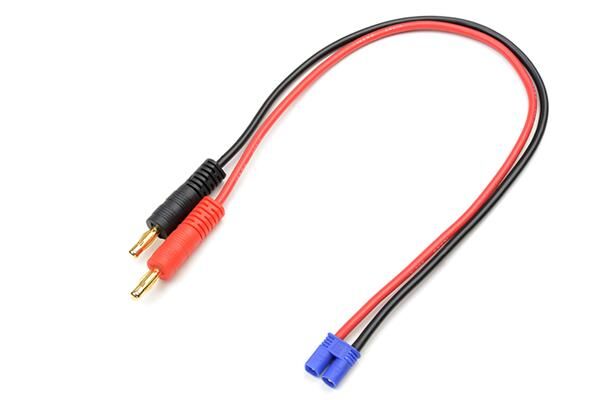 G-Force RC Ladekabel EC-2 14AWG Silikon Kabel 30cm 1 pc / GF-1201-101