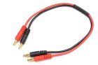 G-Force RC Ladekabel 4mm Banana Steckers 14AWG Silikon Kabel 30cm 1 pc / GF-1201-125