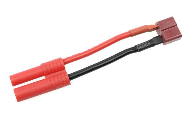 G-Force RC Power Adapterkabel 4mm Gold Connector <=> Deans Stecker 14AWG Silikon Kabel 1 St / GF-1300-120