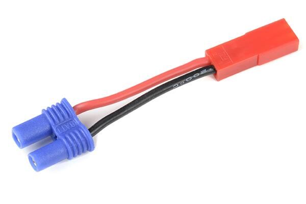 G-Force RC Power Adapterkabel EC-2 Buchse <=> BEC Stecker 20AWG Silikon Kabel 1 St / GF-1301-097