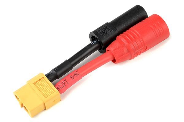 G-Force RC Power Adapterkabel XT-60 Buchse <=> AS-150 + XT-150 Stecker 12AWG Silikon Kabel 1 St / GF-1301-146