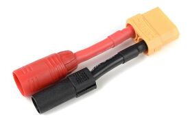 G-Force RC Power Adapterkabel XT-90 Buchse <=> AS-150 + XT-150 Steckers 10AWG Silikon Kabel 1 St / GF-1301-148