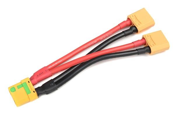 G-Force RC Power V-Kabel Parallel XT-90 AS Anti-Spark 10AWG Silikon Kabel 12cm 1 St / GF-1321-026