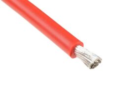 G-Force RC Silikon Kabel Powerflex PRO+ Rot 10AWG 2683/0.05 Stränge AD 5.5mm 1m / GF-1341-020
