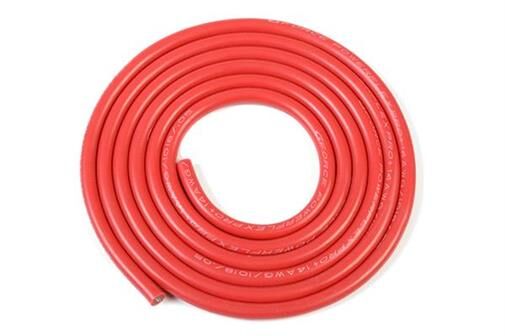 G-Force RC Silikon Kabel Powerflex PRO+ Rot 14AWG 1018/0.05 Stränge AD 3.5mm 1m / GF-1341-040