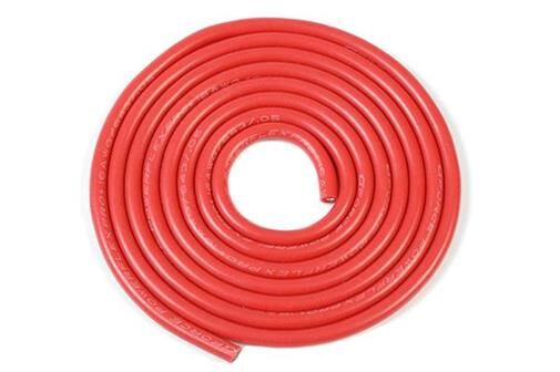 G-Force RC Silikon Kabel Powerflex PRO+ Rot 16AWG 643/0.05 Stränge AD 3.0mm 1m / GF-1341-050