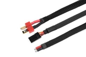 G-Force RC Kabel-Schutzhülse Geflochten 6mm Schwarz...