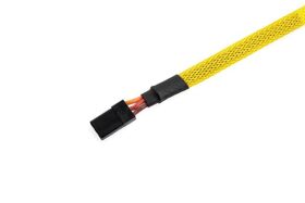 G-Force RC Kabel-Schutzhülse Geflochten 6mm Gelb 1m / GF-1476-013