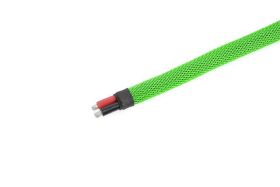 G-Force RC Kabel-Schutzhülse Geflochten 6mm Neon Grün 1m / GF-1476-014